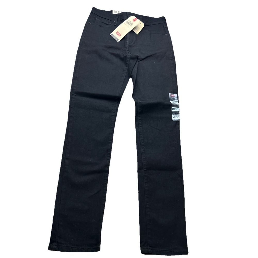 Levi's Classic Jeans Women's Size 6 Black 28x30 Mid Rise Skinny